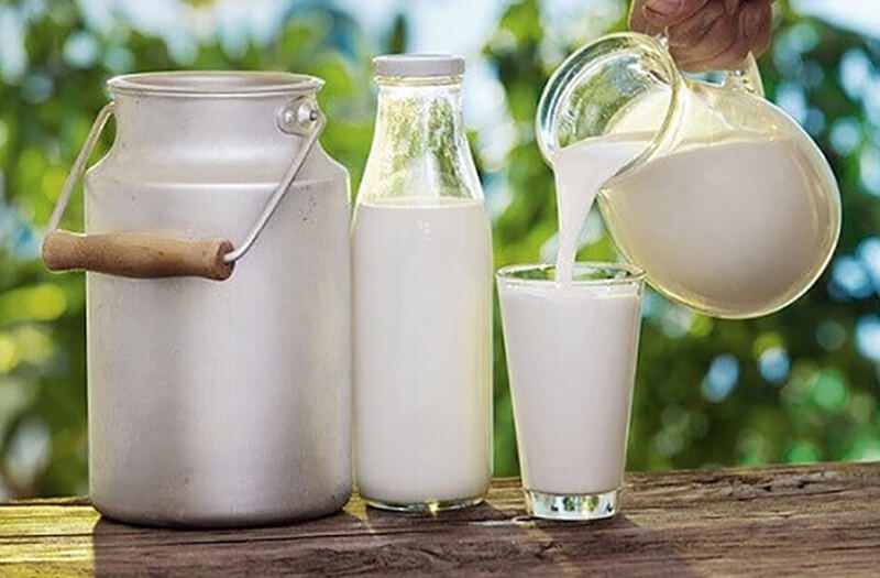 Sữa tươi giúp mềm môi và không ảnh hưởng đến việc lên màu