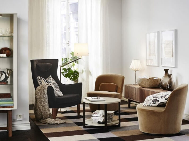 Sofa đơn theo phong cách hiện đại